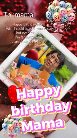Happy birthday mama 