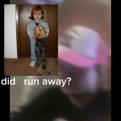 did she run away? 