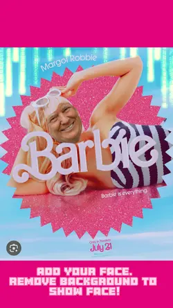 Barbie face replace