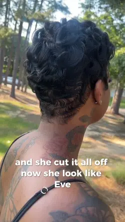 she had hair so long