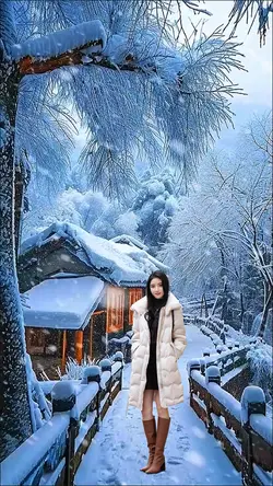 Snow scene