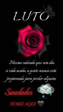 LUTO ETERNO!!!