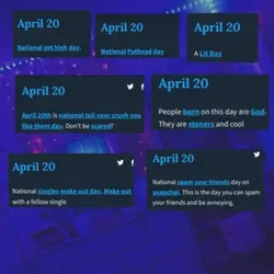 April 20 