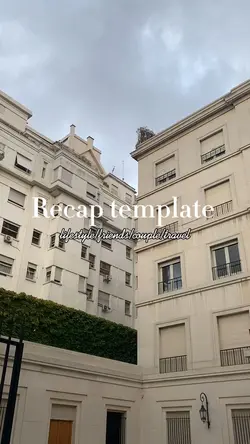 recap template ⚡️