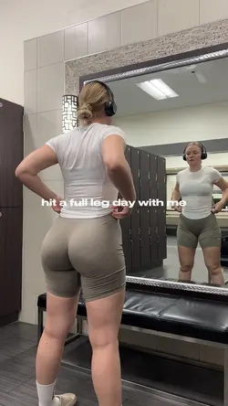 glute focused 🦵🏽 day