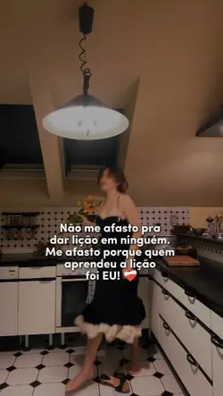 Não me afasto pra...