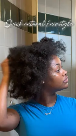 Natural hairstyle✨