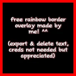 free rainbow border