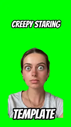 Creepy staring 