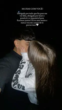 1 ano de namoro
