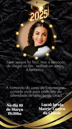 Convite formatura