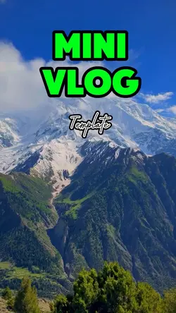 Mini vlog template 