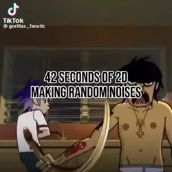 2-D making noises
