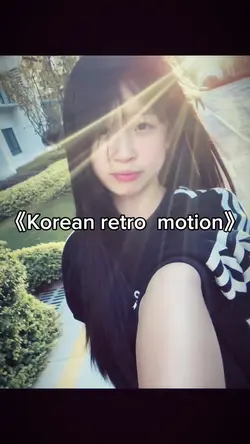 Korean retro motion