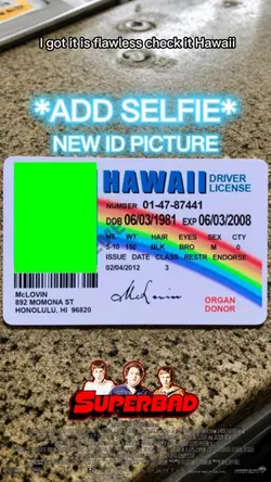 SUPERBAD FAKE ID