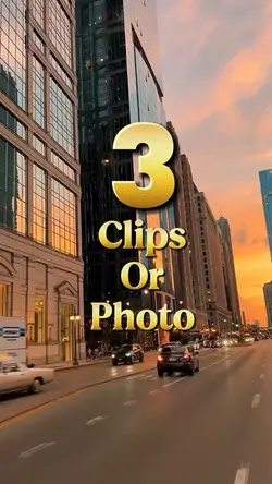 3 clips or photo