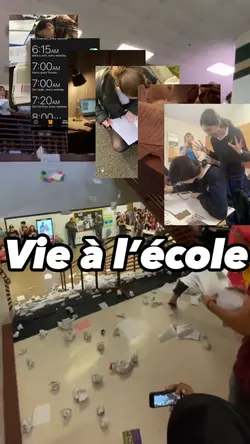 Vie à l'école