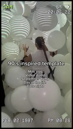 90’s inspo template