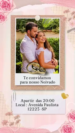 Convite de Noivado