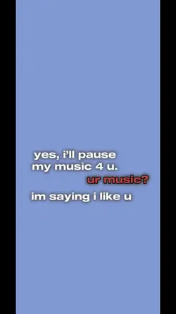 I’m saying I like u