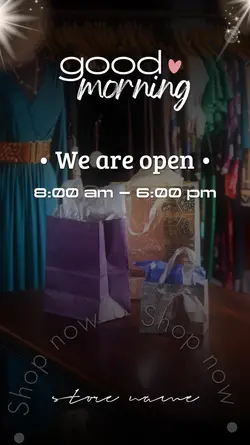 We are open