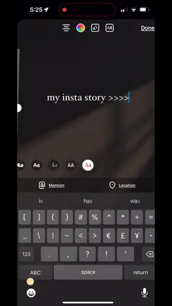 My IG Story 