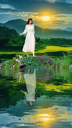 Reflection in water