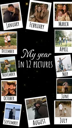 12 months Polaroid 