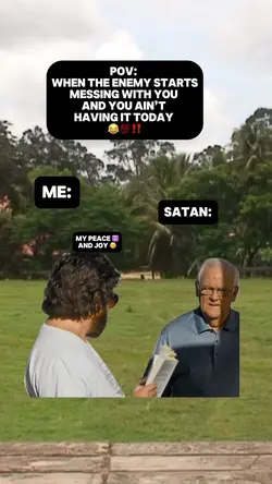 Not Today Satan 😂💯💪