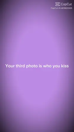 the person you kiss