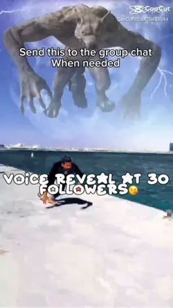 Voice reveal at 30