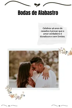 46 anos de casados 