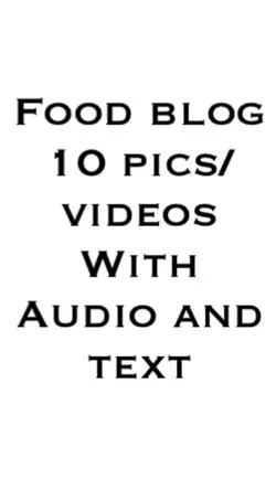 Food Blog Vlog