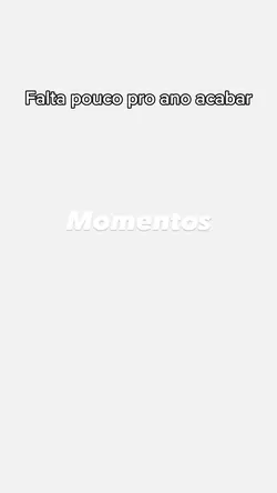 O ano já tá acabando