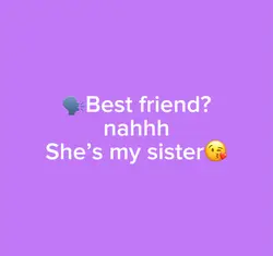 She my sister😘