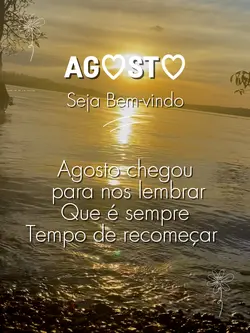 Agosto chegou ✈️