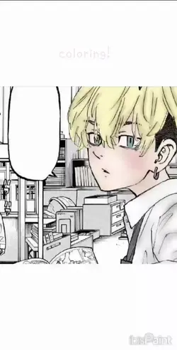 manga panel coloring