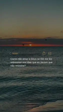 Como não amar Deus?