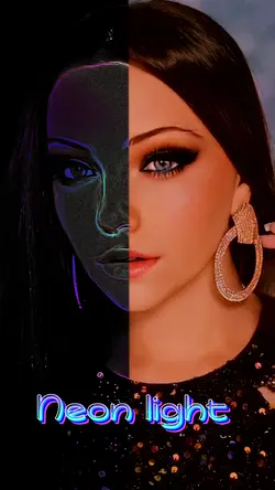 Neon light effect