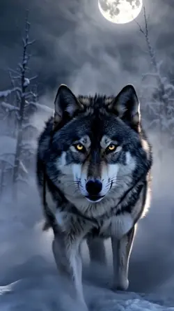 Wolf Trend AI Moon

