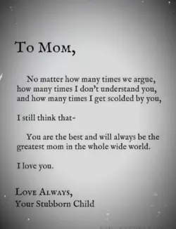 ily mom