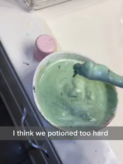 Drinking the juice 