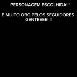 PERSONAGEM ESCOLHIDA