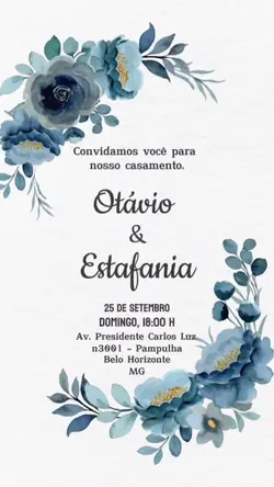 convite de casamento