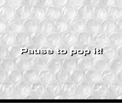 Pop it!