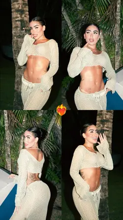 o corpo dela trava..