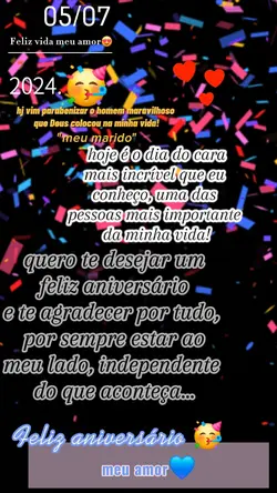 aniversário marido 