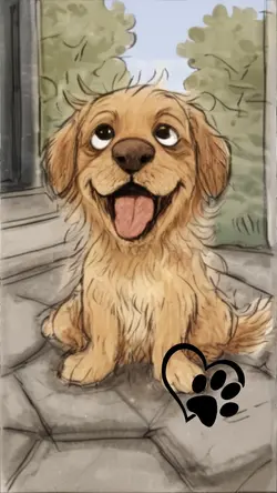 Pet caricature 💙🩵 