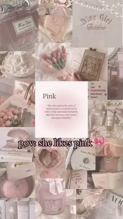 She likes pink 🎀💕