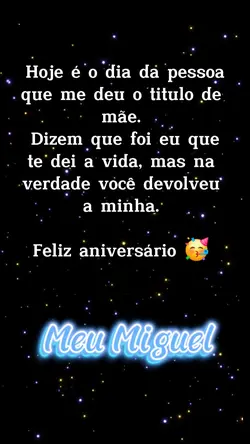 Aniversário  filho